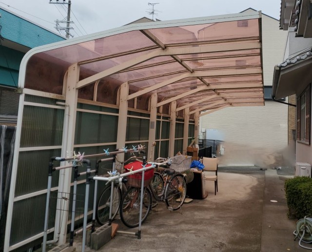 カーポート新設工事　施工前